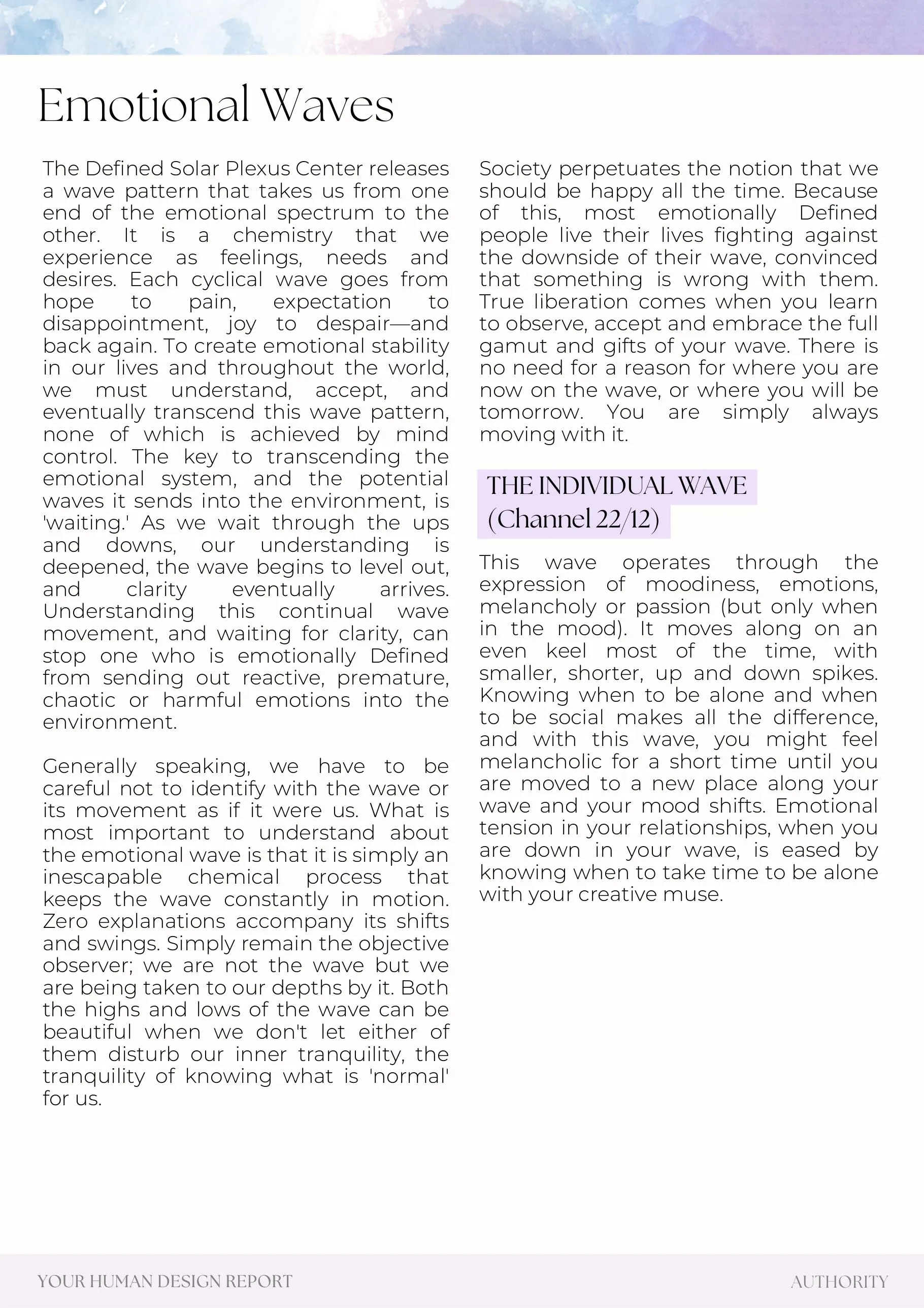 Example report page 31