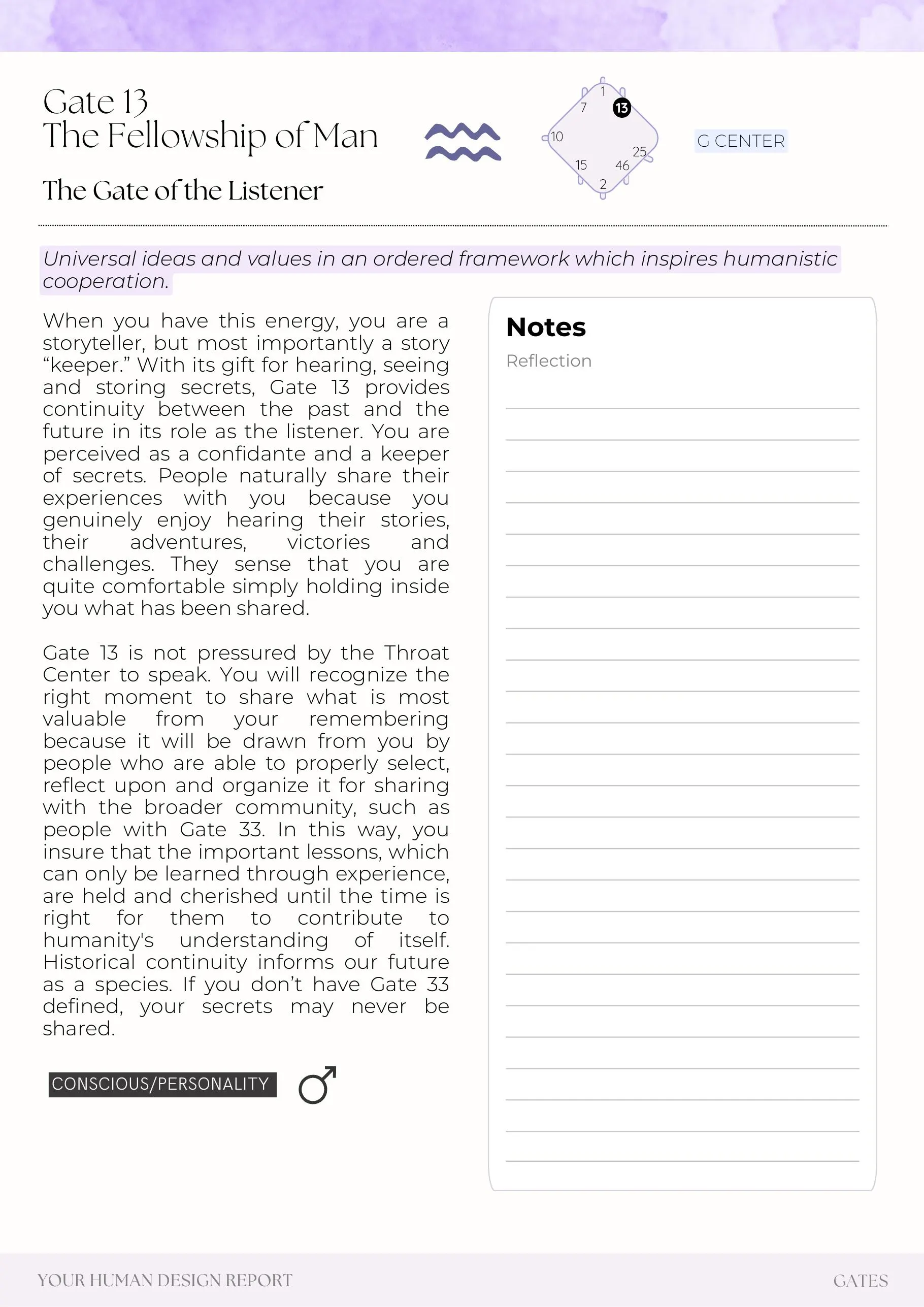Example report page 69