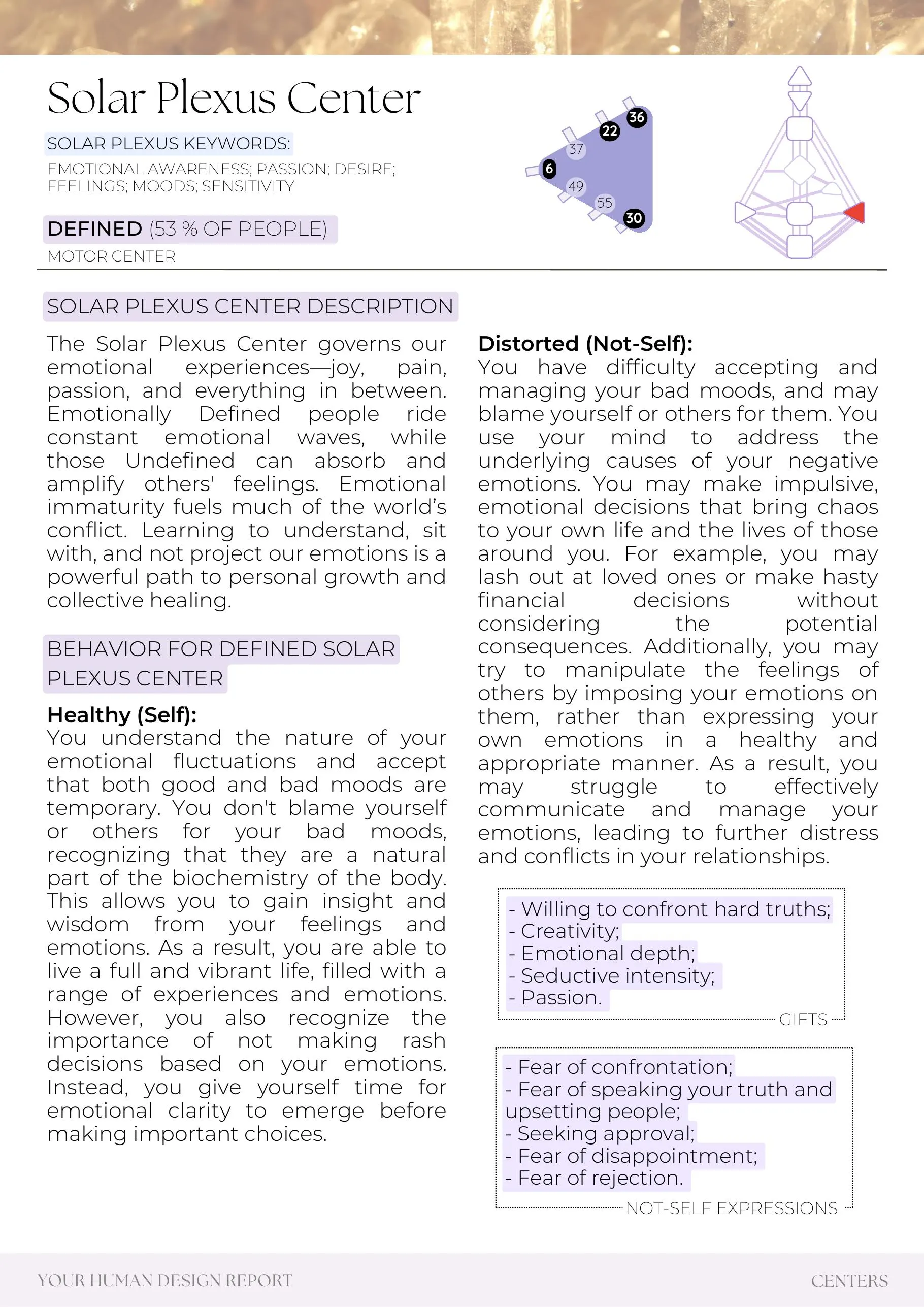 Example report page 43