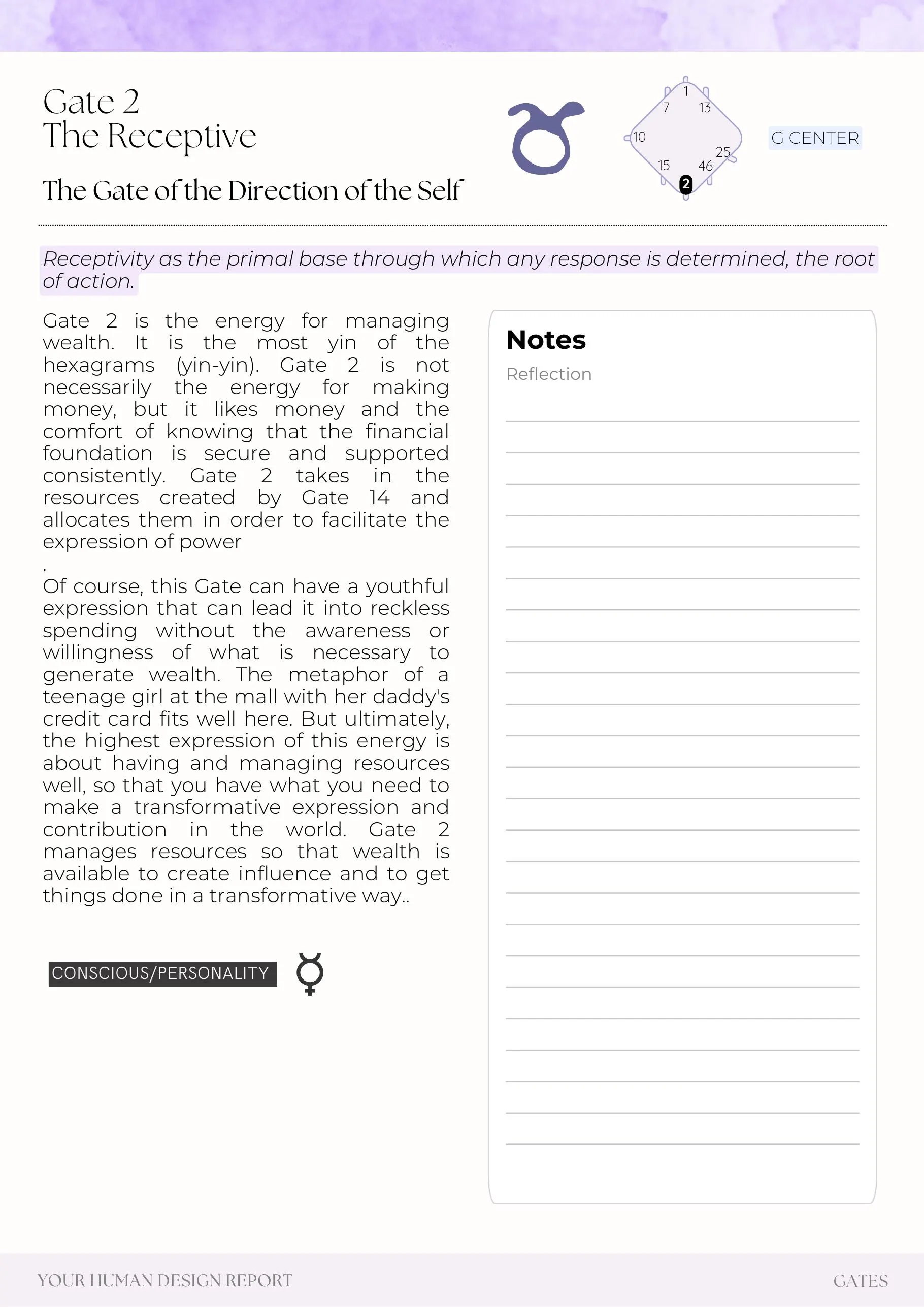 Example report page 67