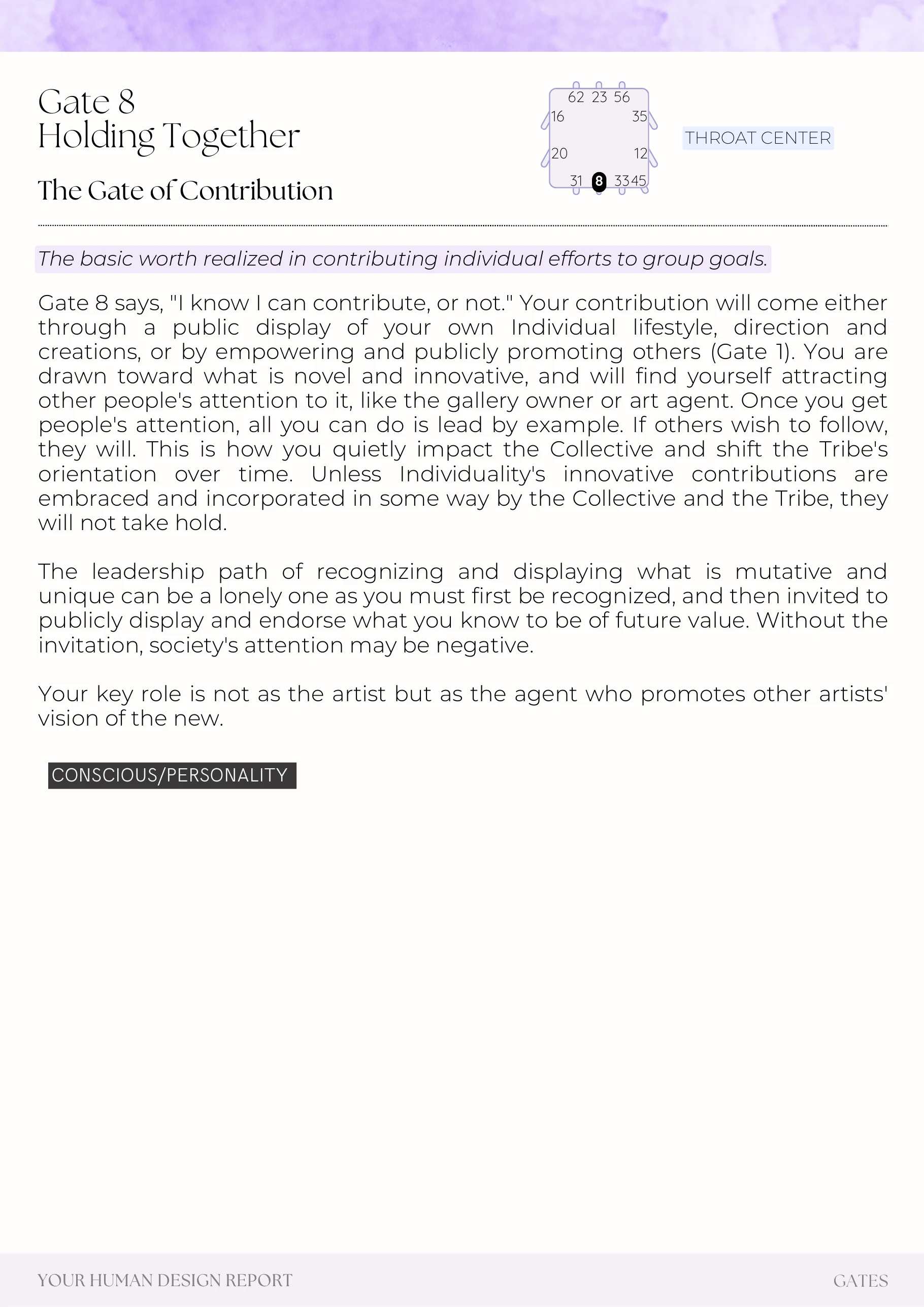 Example report page 63