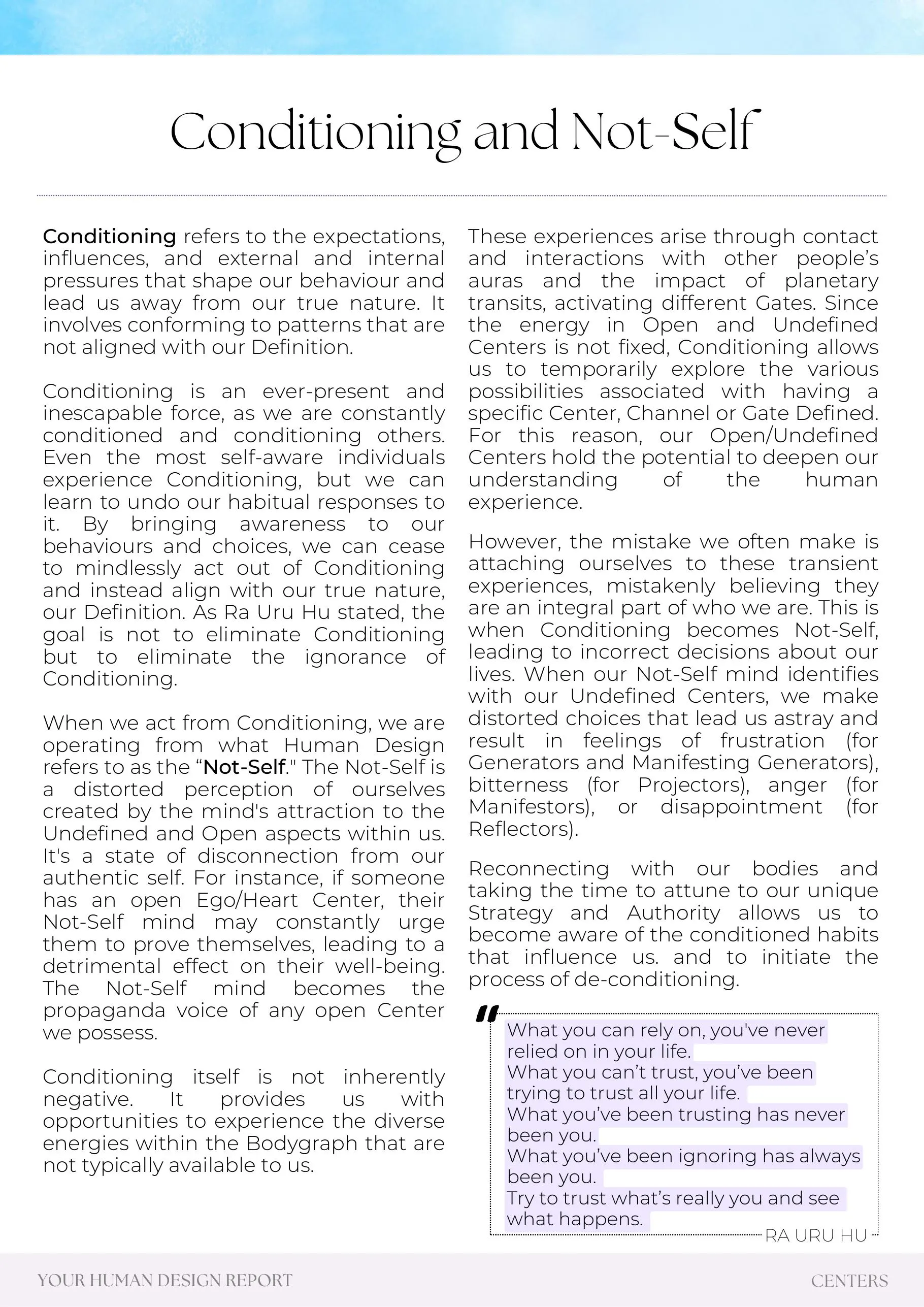 Example report page 47