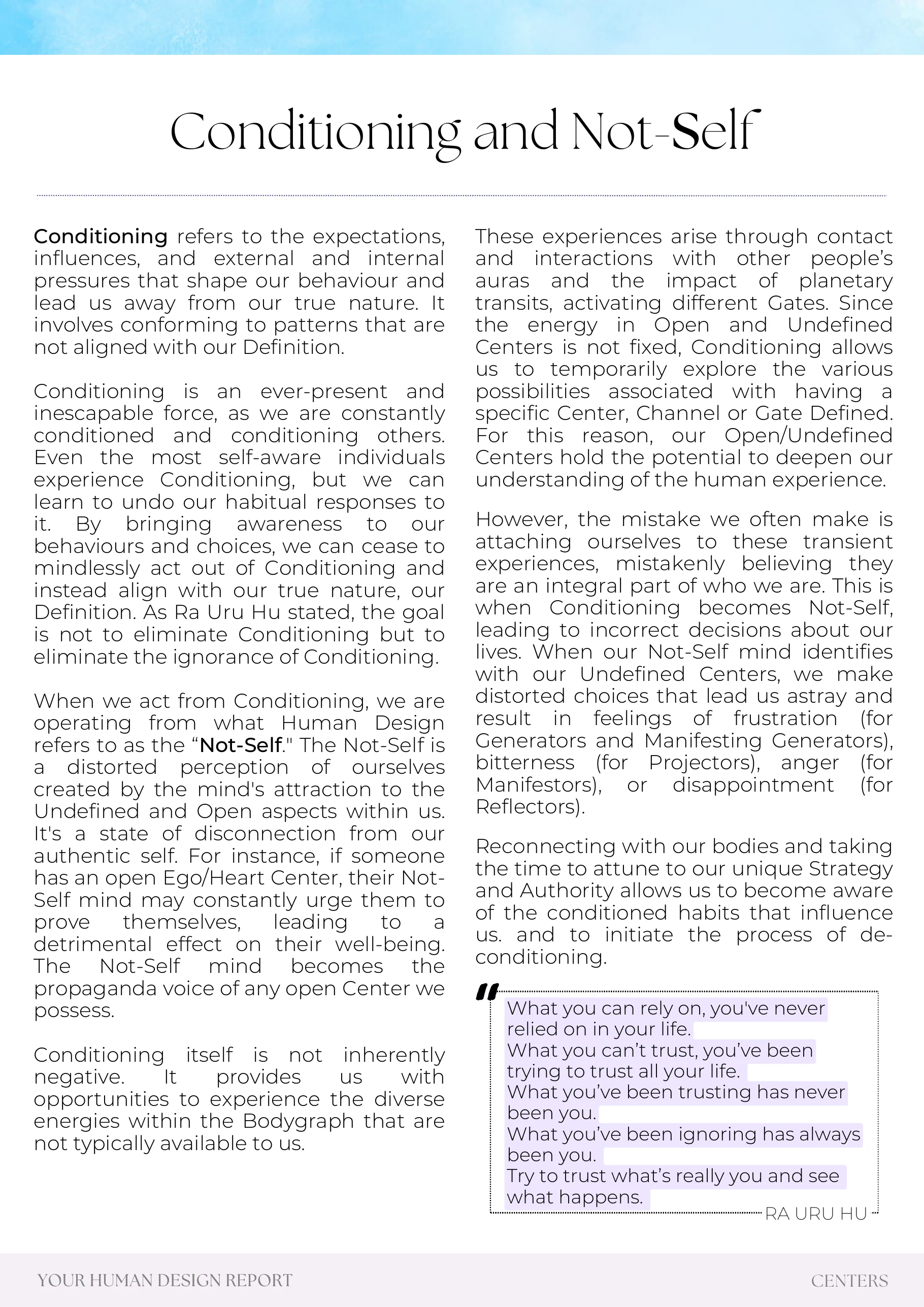 Example report page 47