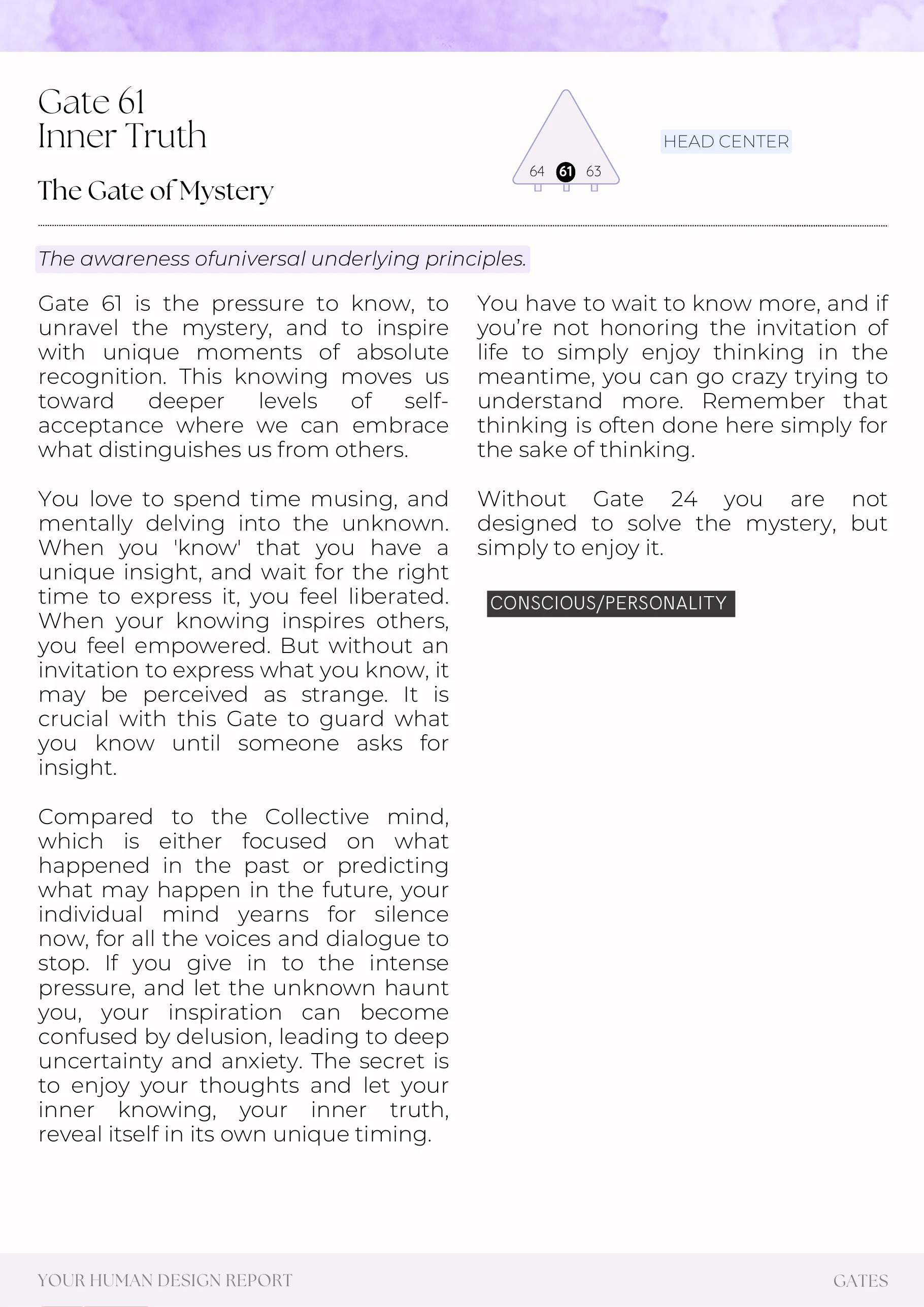 Example report page 68
