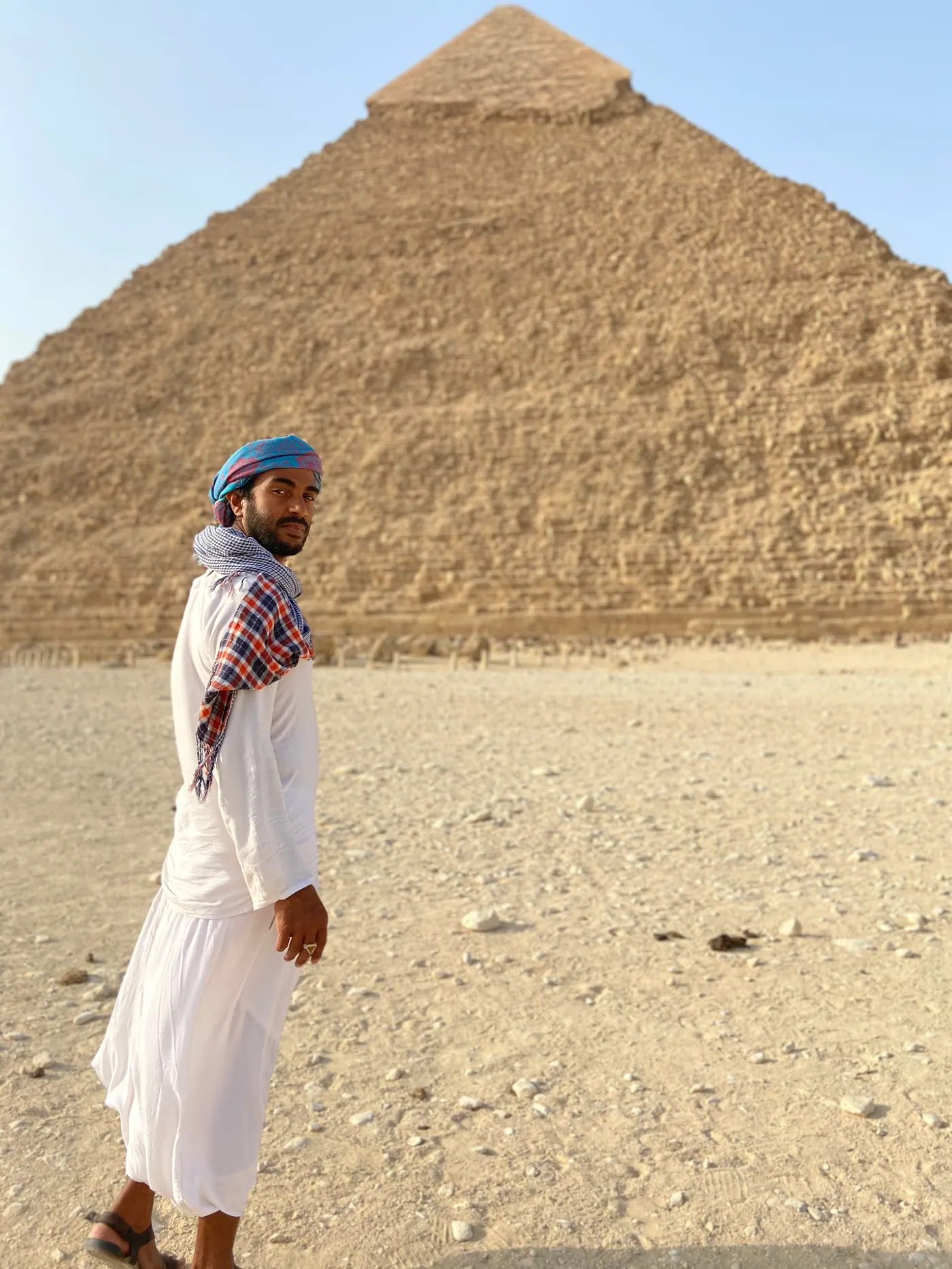 Shadi at the Great Pyramid