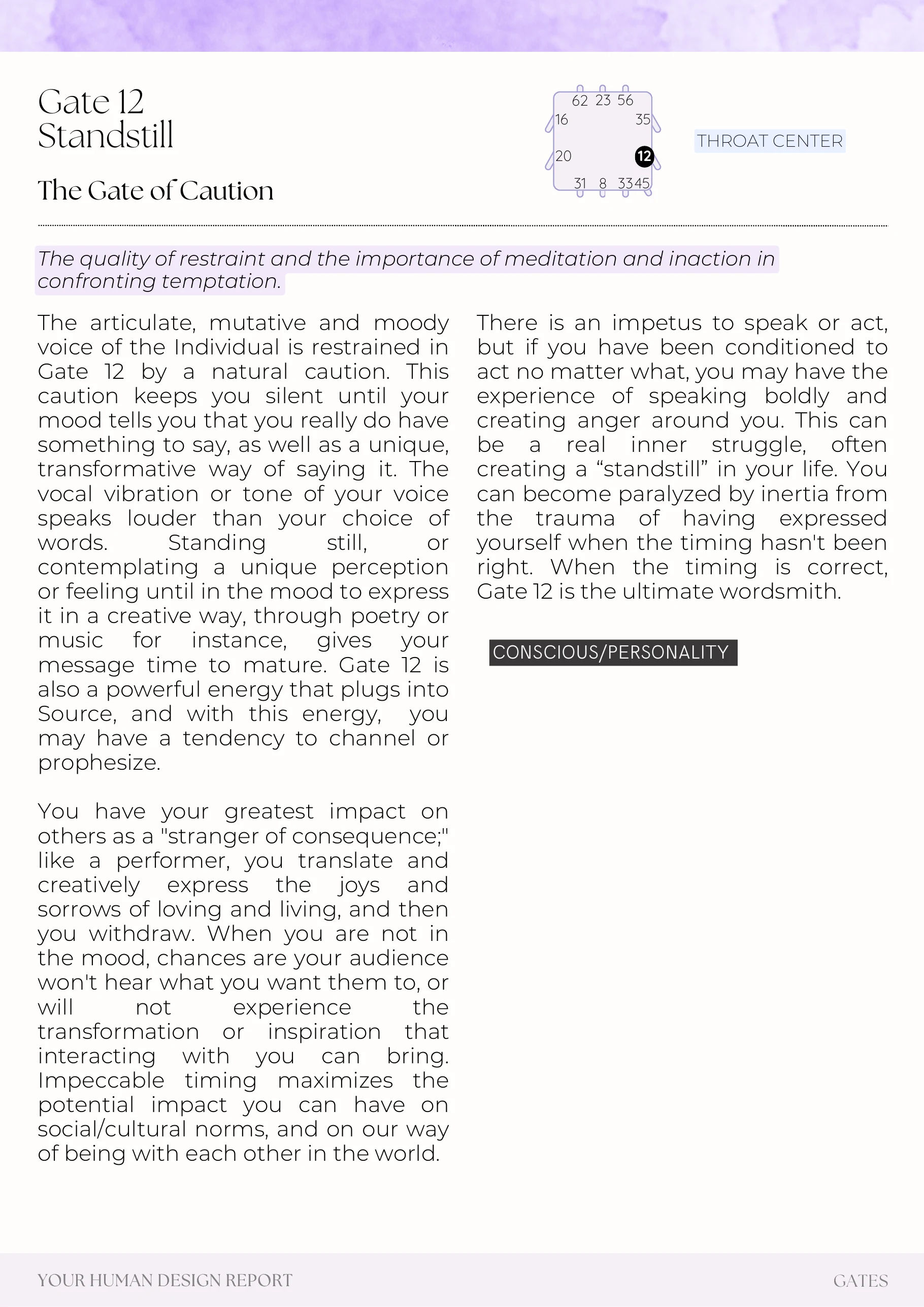 Example report page 62