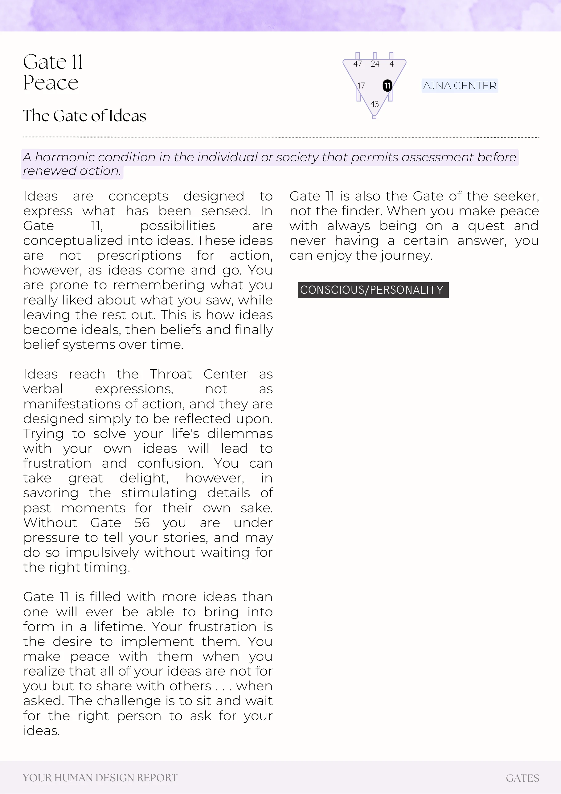 Example report page 61