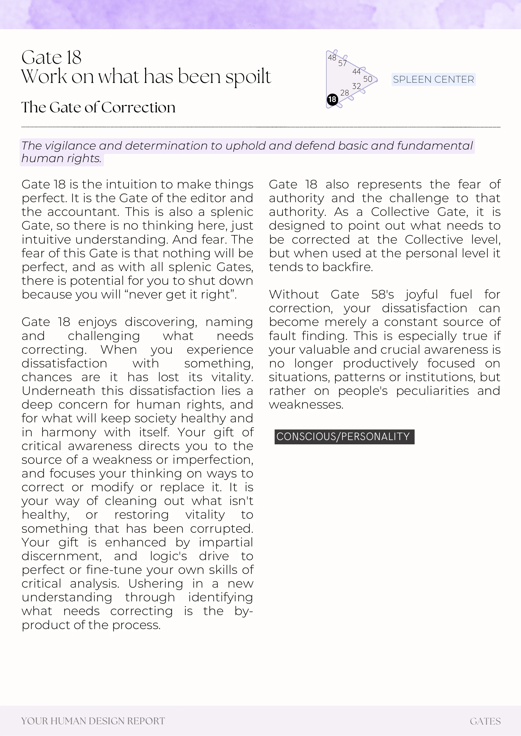 Example report page 69